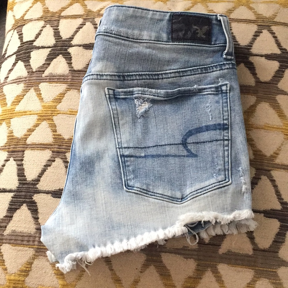 American Eagle OF, acid wash shorts